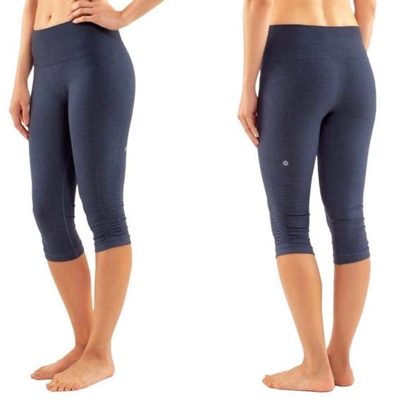 Lululemon Flow & Go Crop Seamless Leggings Size 4 - Picture 1 of 14
